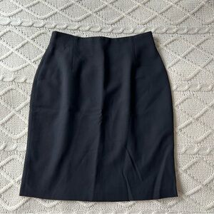 Mexx Wool Blend Black Pencil Skirt